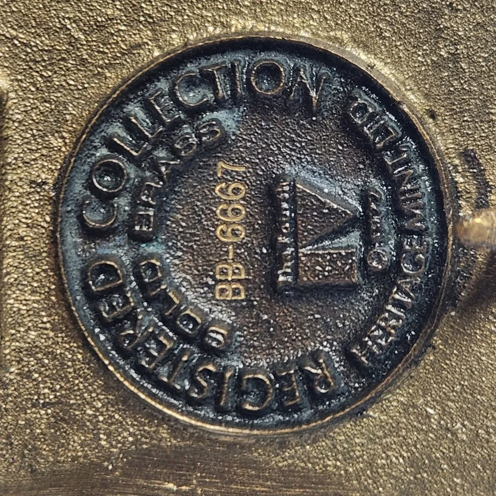 Kansas Keeper of the Plains Belt Buckle‎ Bergamot Brass Works  BB-0067 Vintage